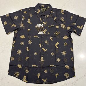 Dixxon‎ Flannel NEW Mens XL Limited 1876 Party Shirt Short Sleeve Western Cowboy